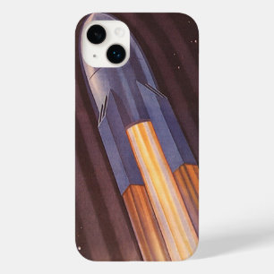 Coques Pour iPhone Vintage Science Fiction Space Ship Rockets