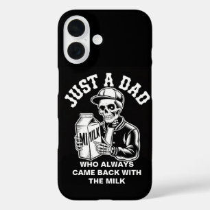 Coque Pour iPhone 16 Vintage Skeleton Papa Est Revenu Fête des pères de