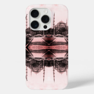 Coque iPhone 15 Pro Vintage Turquie Istanbul La Mosquée Bleue