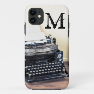 Coques Pour iPhone Vintage Type Writer Retro Monogramme IPHONE 5 Coqu