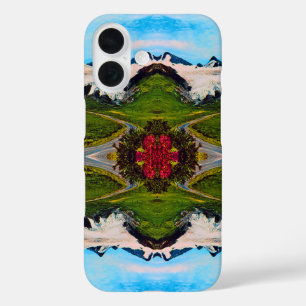 Coque Pour iPhone 16 Vintage USA Alaska Worthington glacier été