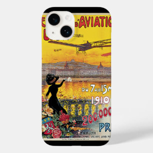 Coque Pour iPhone 14 Vintage voyage, Avions de l'aviation, Lyon, France