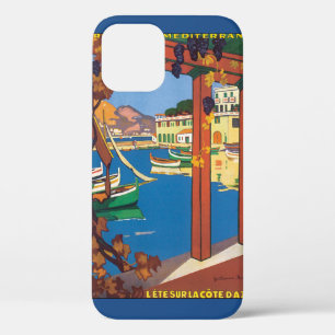 Case-Mate iPhone Case Vintage voyage, Côte d'Azur Mer Méditerranée