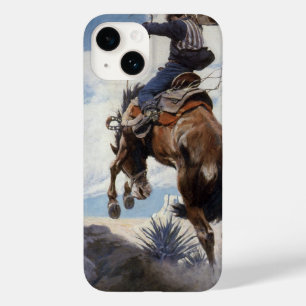 Coques Pour iPhone Vintage Western Cowboys, Bucking par NC Wyeth