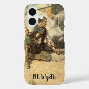 Coque Pour iPhone 16 Vintage Western Cowboys, Hopalong par NC Wyeth
