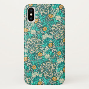 Case-Mate iPhone Case Vintage William Morris Motif d'algues turquoise
