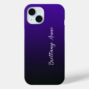 Coque Pour iPhone 15 Violet à noir