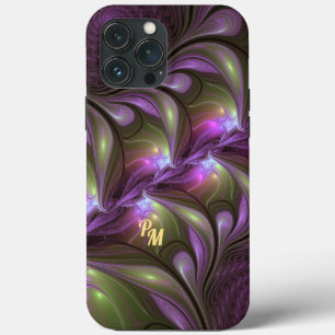 Case-Mate iPhone Case Violet Abstrait violet violet kaki fractal
