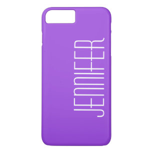Etui iPhone Case-Mate Violet coloré, Nom Jumbo personnalisé