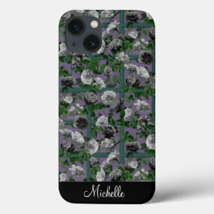 Case-Mate iPhone Case Violet Élégant Roses floraux