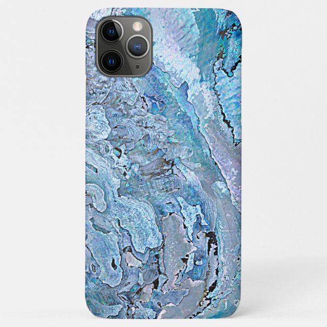 Coques Case-Mate iPhone Violet rose Turquoise violet Motif Abalone (Dos)