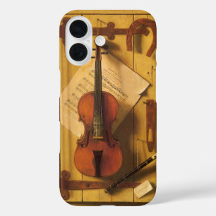 Coque Pour iPhone 16 Violon et musique de Still Life par William Harnet