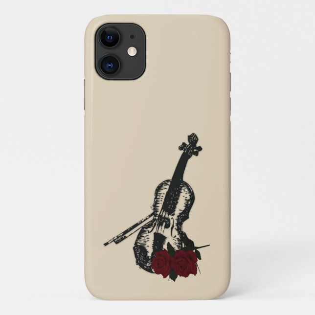Coques Case-Mate iPhone Violon et Rose (Dos)