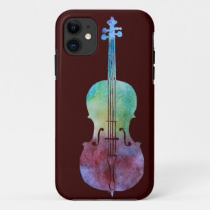 Coques Pour iPhone Violoncelle de Colorwashed
