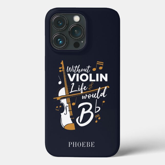 Coques Case-Mate iPhone Violoniste Sans Violon La Vie Serait Plat Mignonne (Verso)