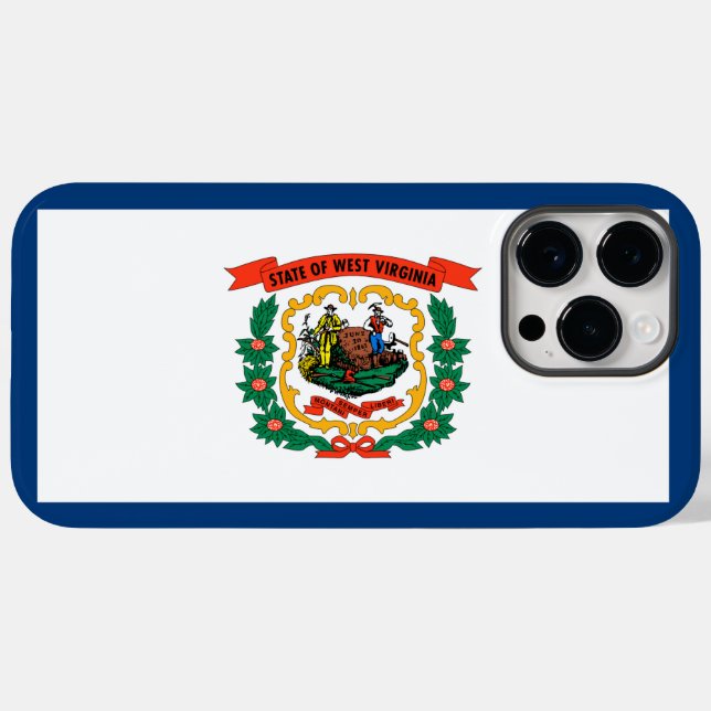 Coques Case-Mate iPhone Virginie-Occidentale (Verso (horizontal))