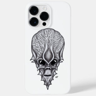 Coque Pour Pour iPhone 14 Pro Max Visage Alien, Reconstruction faciale du crâne afri