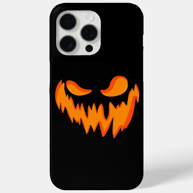 Coques Case-Mate iPhone Visage de citrouille (Verso)