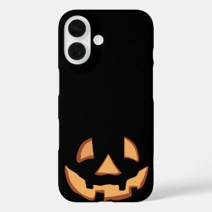 Coque Pour iPhone 16 Visage de citrouille pour Halloween