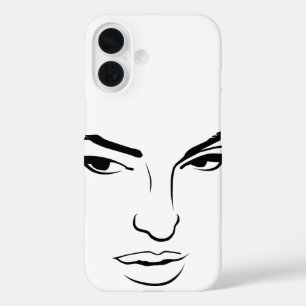 Coque Pour iPhone 16 Visage de Femme