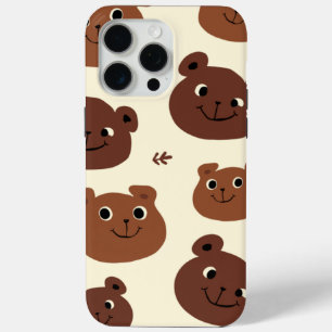 Coque iPhone 15 Pro Max Visage drôle d'ours