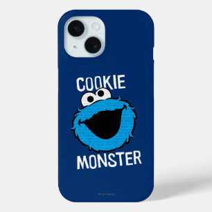Coque Pour iPhone 15 Visage du Motif du monstre de cookies