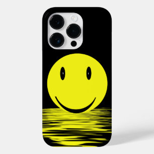 Coque Pour iPhone 14 Pro Visage Soleil Dans L'Eau Ondes