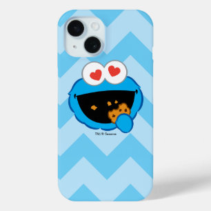Coque Pour iPhone 15 Visage souriant de biscuit aux yeux en forme de co