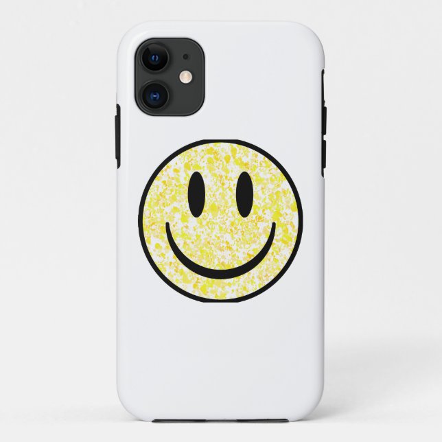 Coques Case-Mate iPhone Visage souriant éclaboussé (Dos)