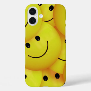 Coques iPhone 16 Plus Visages jaunes