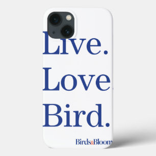 Etui iPhone 13 Vivant. Amour. Oiseau