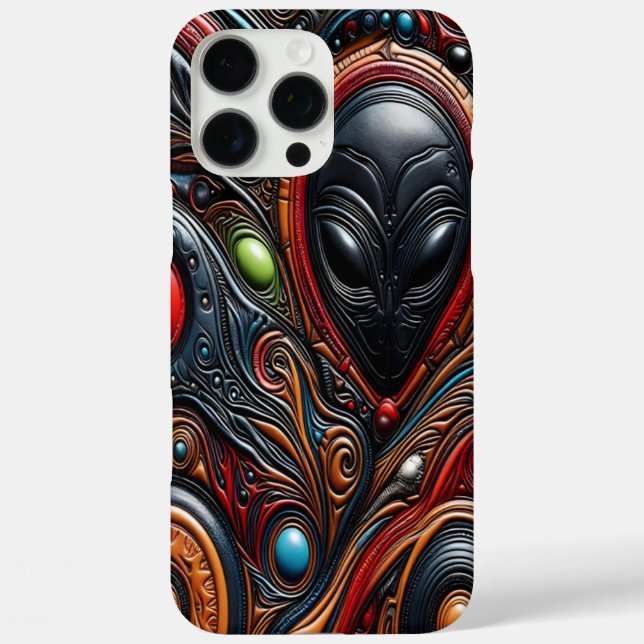 Coques Case-Mate iPhone Vivid Alien Encounter Art (Verso)