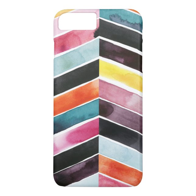 Coques Case-Mate iPhone Vivid aquarelle Chevron I (Dos)