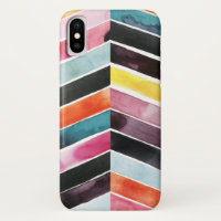 Vivid aquarelle Chevron I