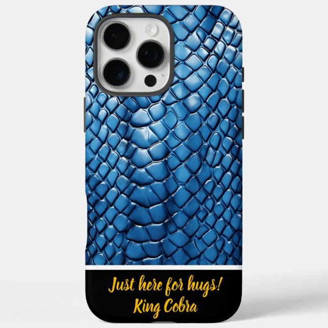Coques Case-Mate iPhone Vivid serpent bleu chatoyant sous une lumière douc (Verso)