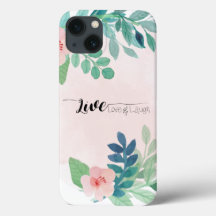 Vivre, Amour, Rire Boho Aquarelle Florale