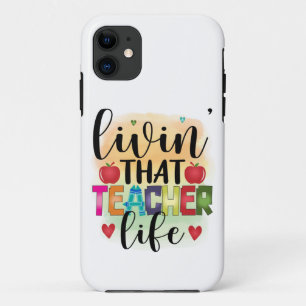 Case-Mate iPhone Case Vivre Cette Vie D'Enseignant - Cadeau Pour Enseign