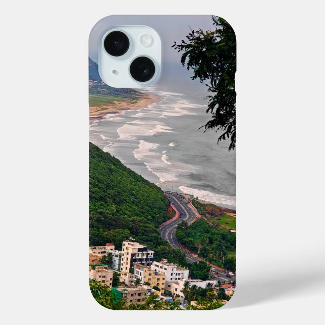 Coques Case-Mate iPhone Vizag vue de la plage de kailasgiri (Verso)