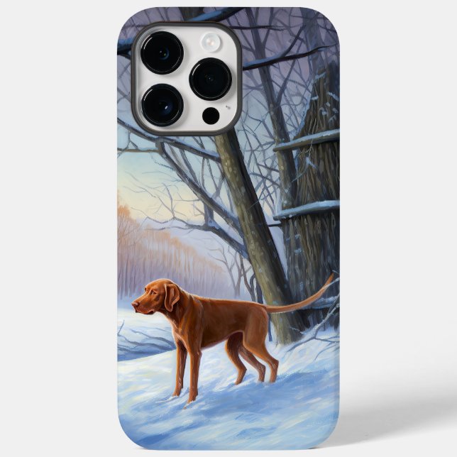 Coques Case-Mate iPhone Vizla Laisser neiger Noël (Verso)