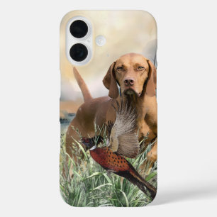 Coque Pour iPhone 16 Vizsla & faisan