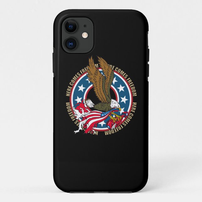 Coques Case-Mate iPhone Voici L'Aigle Bald Américain Liberté (Dos)
