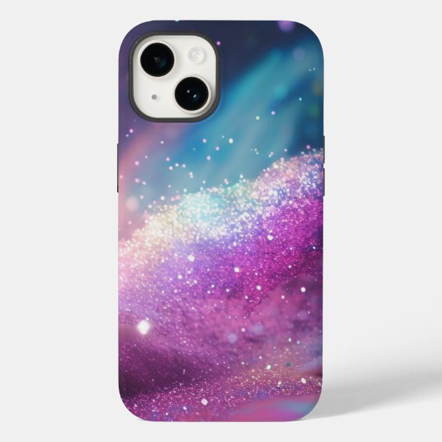 Coques Case-Mate iPhone Voie Lactée Holographique Parties scintillant iPho (Verso)