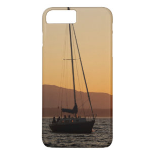 Coque Case-Mate Pour iPhone Voilier au coucher du soleil sur le Puget Sound