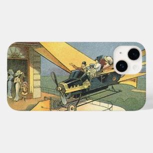 Coque Pour iPhone 14 Voiture convertible Steampunk de science-fiction v