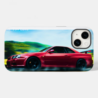 Coque Pour iPhone 14 voiture de sport des années 2000 sur iphone14 case