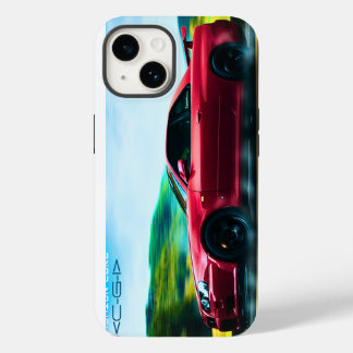 Coque Pour iPhone 14 voiture de sport des années 2000 sur iphone14 case