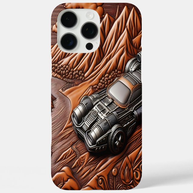 Coques Case-Mate iPhone Voiture musculaire classique dans une nature rêveu (Verso)