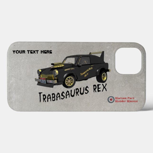 Coques Case-Mate iPhone Voiture Trabant Est Allemande Personnalisée (Verso (horizontal))