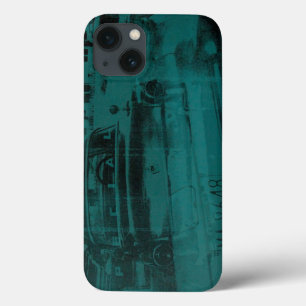 iPhone 13 Case Voiture verte abstraite