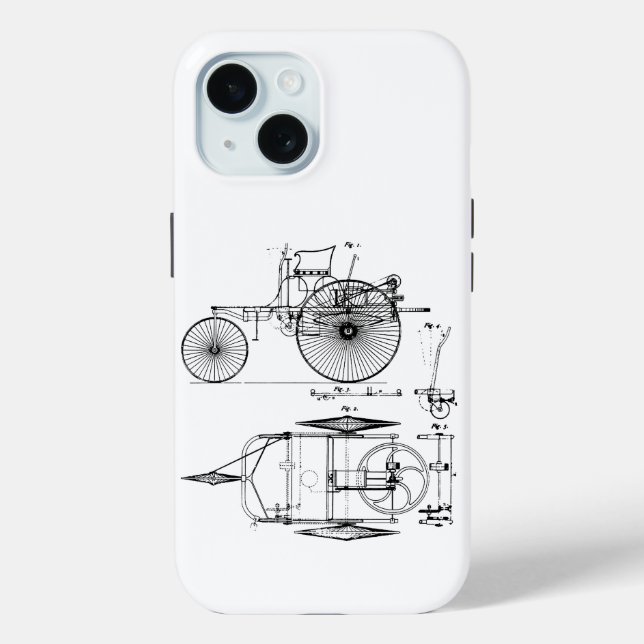 Coques Case-Mate iPhone Voiture Vintage (Verso)